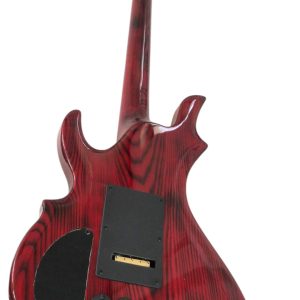 Alternative view of Custom Pulse Flame Dark Red Guitar