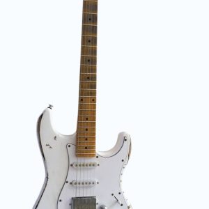 Custom Regent ST Sambora Aged Relic White Tremolo Guitar