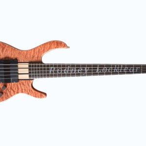 Alternative view of Custom Denver Elite Quilted Maple 5 String Bass Ebony Finger Ramp