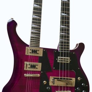 Custom Nova 4003 Purple 4 String Bass 6 String Guitar
