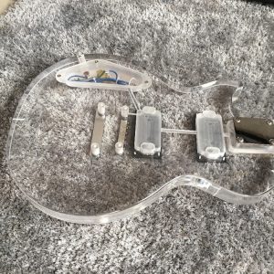 Alternative view of Custom Meridian Plexiglass Acrylic Guitar