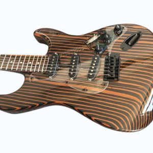 Alternative view of Custom Regent ST Zebra Wood Guitar