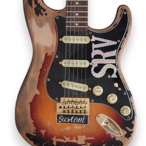 Custom Regent ST Aged Relic SRV Sunburst Finish Guitar