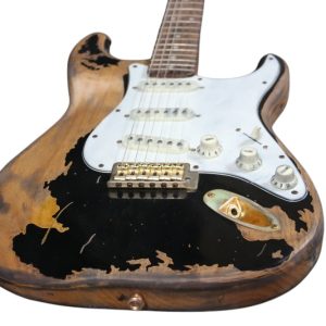 Custom Regent ST Aged Relic Black Guitar