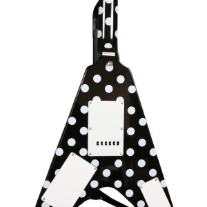 Alternative view of Custom Crown Randy Rhoads Flying V Black Polka Dots Guitar