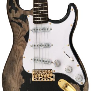 Custom Regent ST Jeff Beck Aged Relic Black Guitar