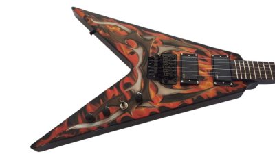 Custom Kerry V2 Flying V Norturne Guitar - Image 8