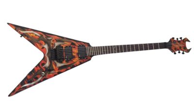 Custom Kerry V2 Flying V Norturne Guitar - Image 6