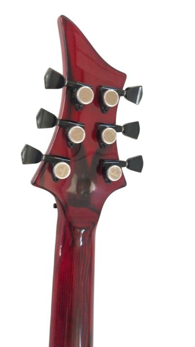 Custom Obsidian 460 Flame Burner Red LED Fretboard Chris Eternal Guitar - Image 3