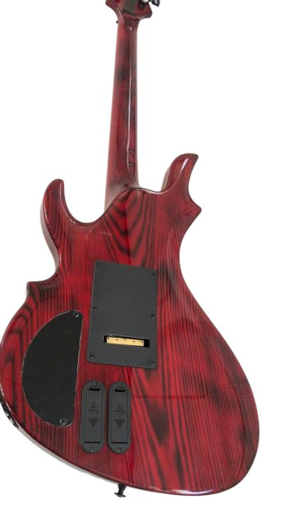 Custom Obsidian 460 Flame Burner Red LED Fretboard Chris Eternal Guitar - Image 4