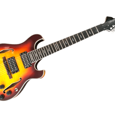 Custom Vesper Languedoc Region PL G2 Sunburst Guitar - Image 11