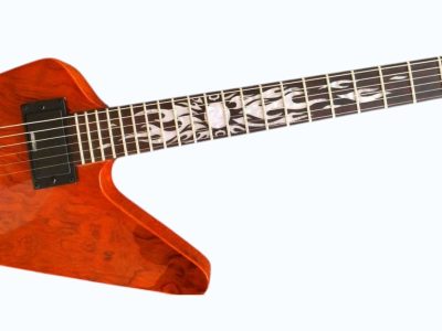 Custom Garnet James Hetfield Sun Inlay Electric Guitar - Image 2