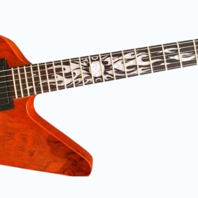 Custom Garnet James Hetfield Sun Inlay Electric Guitar - Image 2