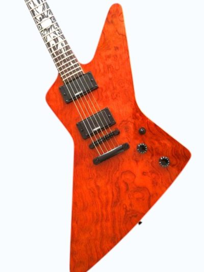 Custom Garnet James Hetfield Sun Inlay Electric Guitar