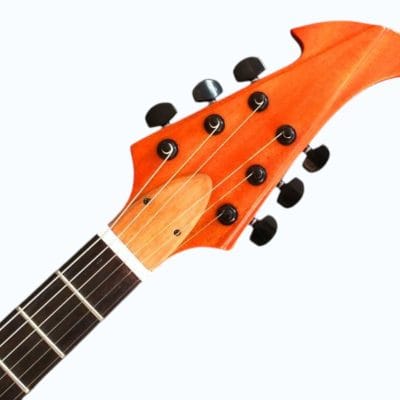 Custom Garnet James Hetfield Sun Inlay Electric Guitar - Image 6