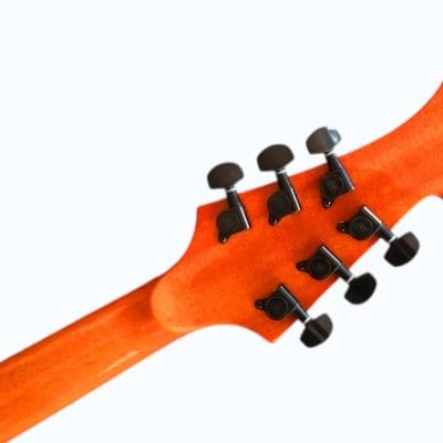Custom Garnet James Hetfield Sun Inlay Electric Guitar - Image 7