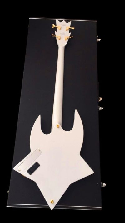 Custom Aurelius Red Bootsy Space 4 String Bass MEC Pickups Option - Image 13