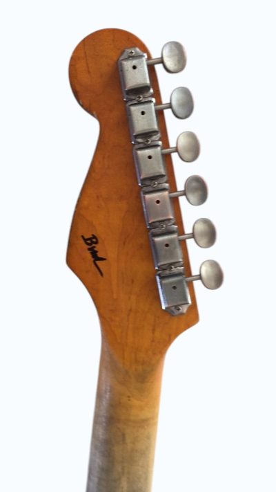 Custom Regent ST Sambora Aged Relic White Tremolo Guitar - Image 4