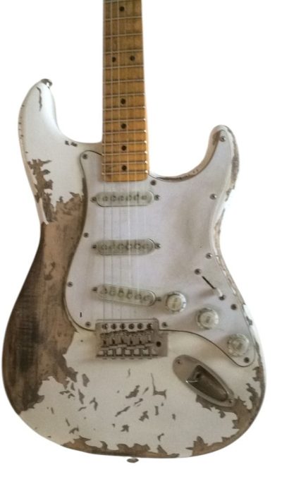 Custom Regent ST Aged Relic White Guitar