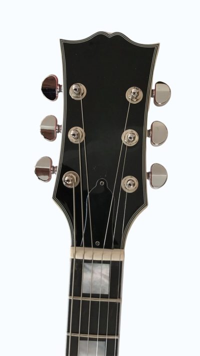 Custom Crown ZW Bullseye Orange Black Guitar - Image 5