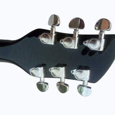 Custom Nova 350 Black Guitar - Image 9