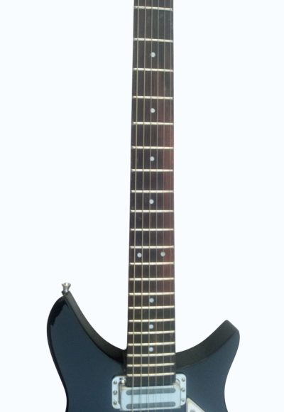 Custom Nova 350 Black Guitar - Image 4