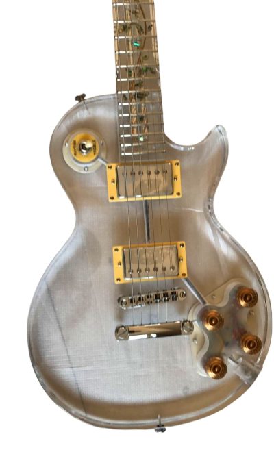 Custom Crown Plexiglass Acrylic Tree of Life Inlay Guitar