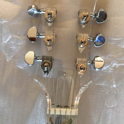 Custom Crown Plexiglass Acrylic Tree of Life Inlay Guitar - Image 5