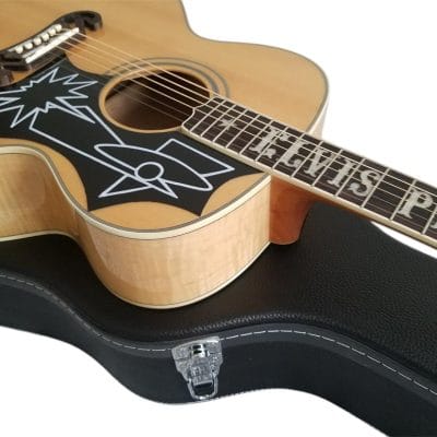 Custom Crown SJ200 Elvis Natural Acoustic Guitar - Image 6