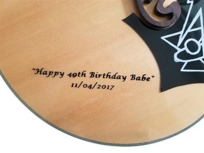 Custom Crown SJ200 Elvis Natural Acoustic Guitar - Image 8