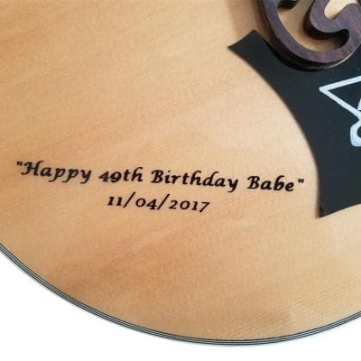 Custom Crown SJ200 Elvis Natural Acoustic Guitar - Image 8