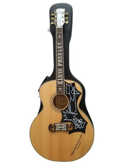 Custom Crown SJ200 Elvis Natural Acoustic Guitar
