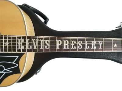Custom Crown SJ200 Elvis Natural Acoustic Guitar - Image 11