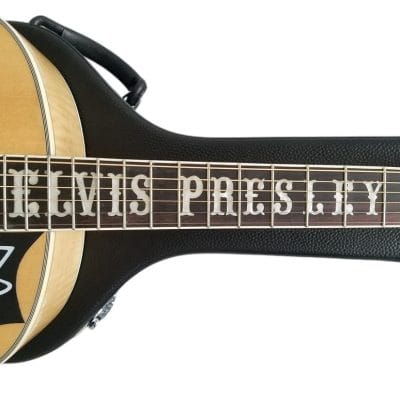 Custom Crown SJ200 Elvis Natural Acoustic Guitar - Image 11