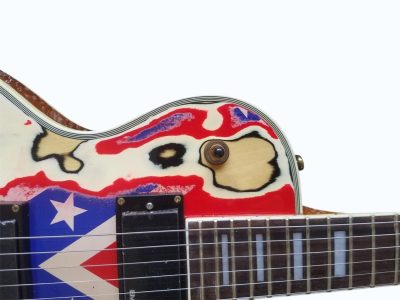 Custom Crown Aged Electric Guitar - Image 9