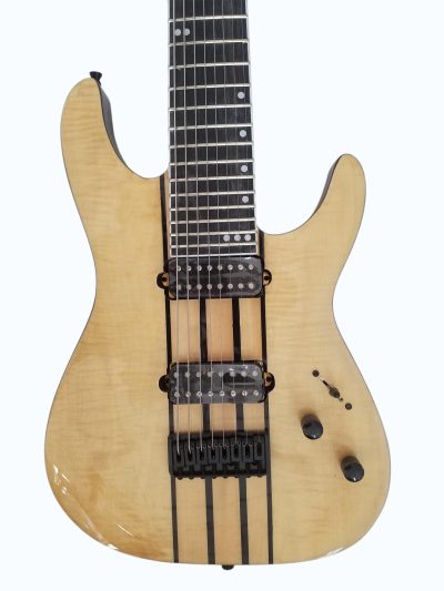 Custom Titan Diamond Cream Flame Maple Top Guitar