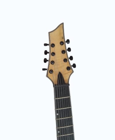 Custom Titan Diamond Cream Flame Maple Top Guitar - Image 5