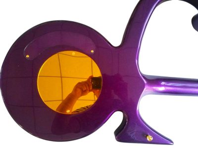 Custom Ember Prince Love Purple Guitar Tremolo - Image 3