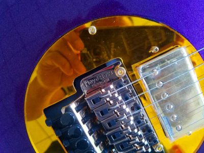 Custom Ember Prince Love Purple Guitar Tremolo - Image 7