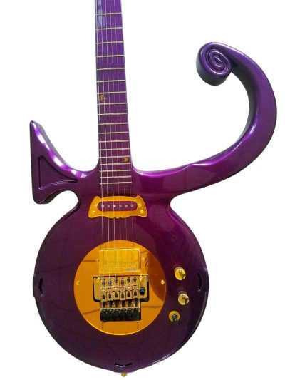 Custom Ember Prince Love Purple Guitar Tremolo