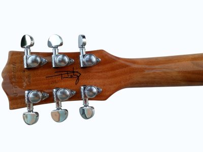 Custom Crown AVA 333 TD White Fhole Guitar - Image 4