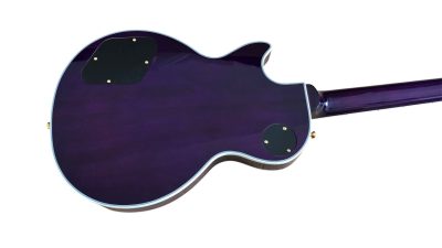 Custom Crown Traditional Purple Flame Maple Top Guitar - Image 4