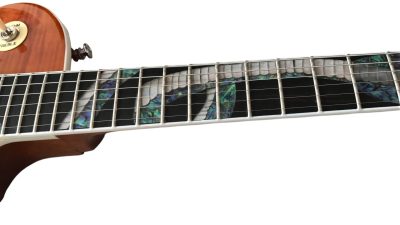Custom Crown Sunset Burst Flame Maple Top Snakepit Guitar - Image 8