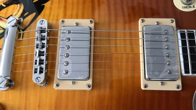 Custom Crown Sunset Burst Flame Maple Top Snakepit Guitar - Image 9