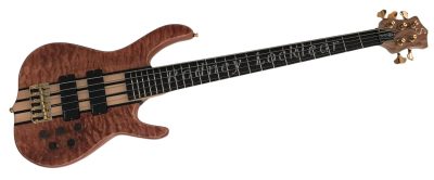 Custom Denver Elite Quilted Maple 5 String Bass - Image 4