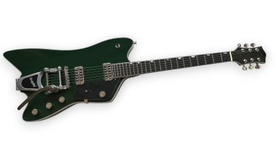Custom Sovereign Jupiter Thunderbird Billy Emerald Green Guitar - Image 4