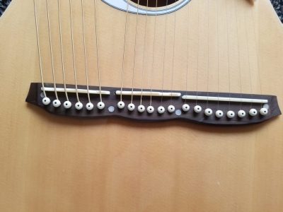 Custom Eclipse Harp Double Neck Guitar - Image 2