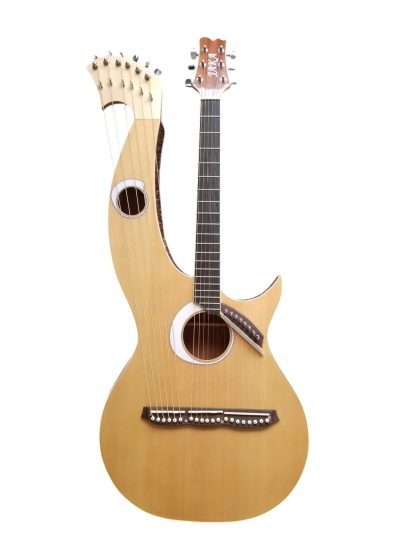 Custom Eclipse Harp Double Neck Guitar