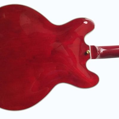 Custom Crown 355 Semi Hollowbody Wine Red Guitar - Image 5