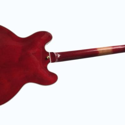 Custom Crown 355 Semi Hollowbody Wine Red Guitar - Image 6